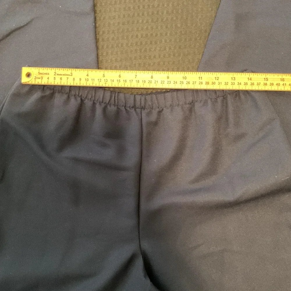 Alfred Dunner Pants Womens Size 8 Blue Pull On Knit Elastic Waist Pockets